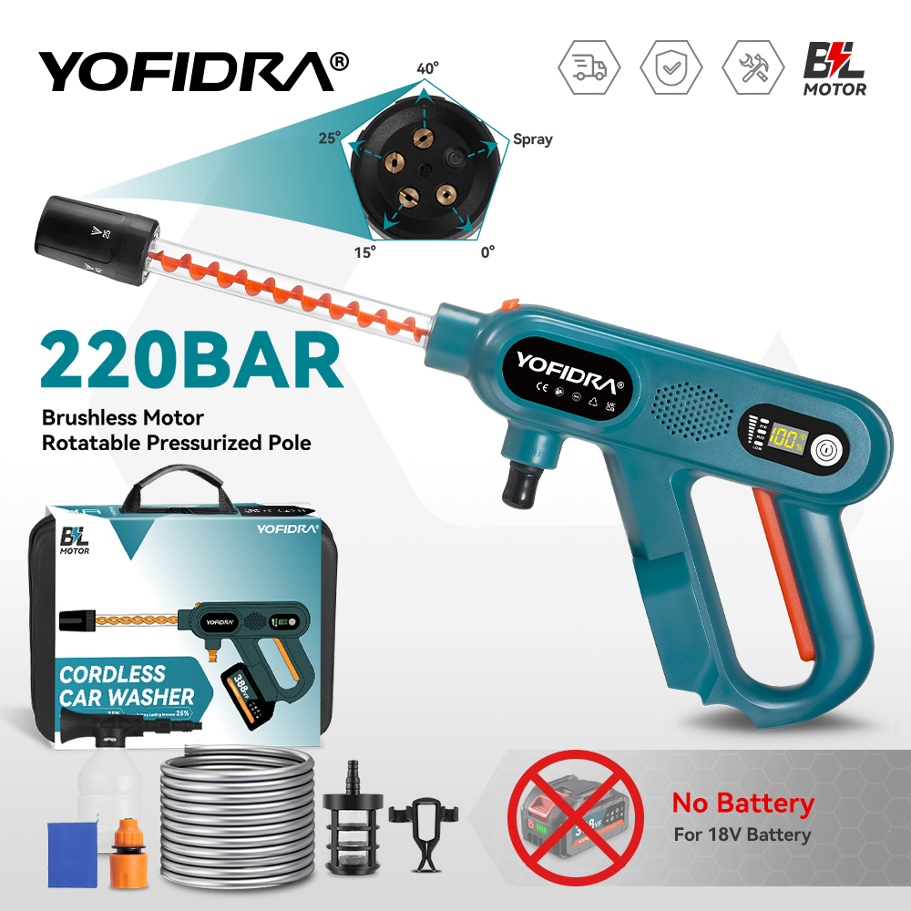 YOFIDRA 3500W 브러시리스 고압 세차기 건 2 - Car Shampoo Ph 리뷰 및 가격